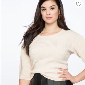 Short sleeve sweater